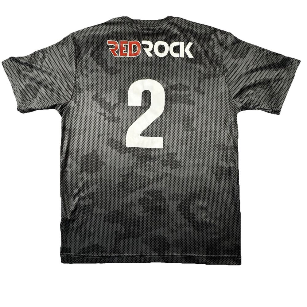 Sport-Tek Red Rock Soccer Jersey Shirt Mens Medium Gray Athletic -540